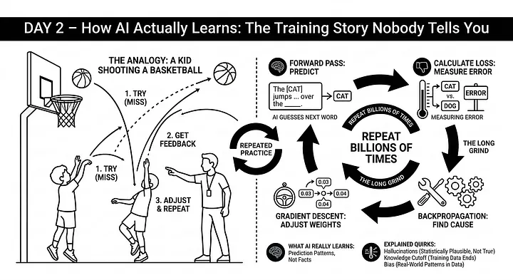 How AI Actually Learns: The Training Story Nobody Tells You