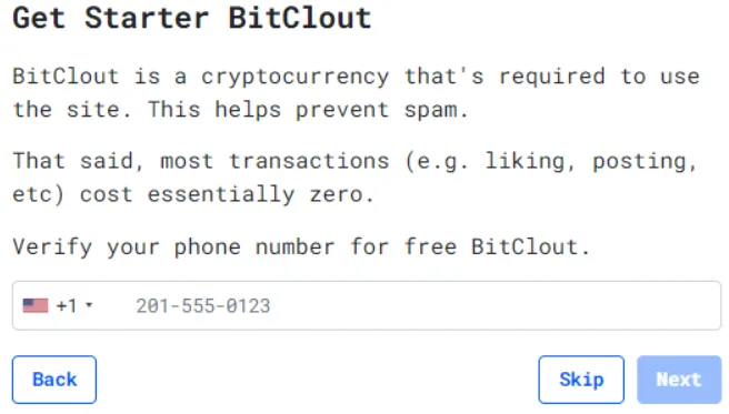 Get Starter BitClout
