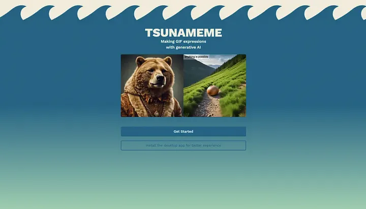 Tsunameme ist eine generative KI-App, die auf Hugging Face Adaptern trainiert und auf dem dezentralen KI-Netzwerk von Livepeer AI aufgebaut ist