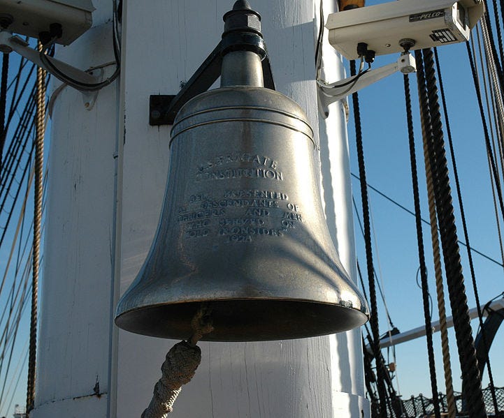 Six Bells in the Forenoon Watch: A Ship's Bell in the Age of Sail, by CT  Liotta, The Shrunken Head