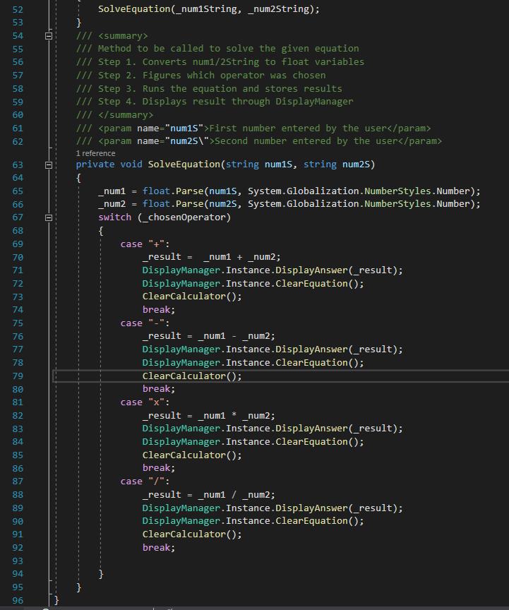 Calculator Scripts Towards Dev