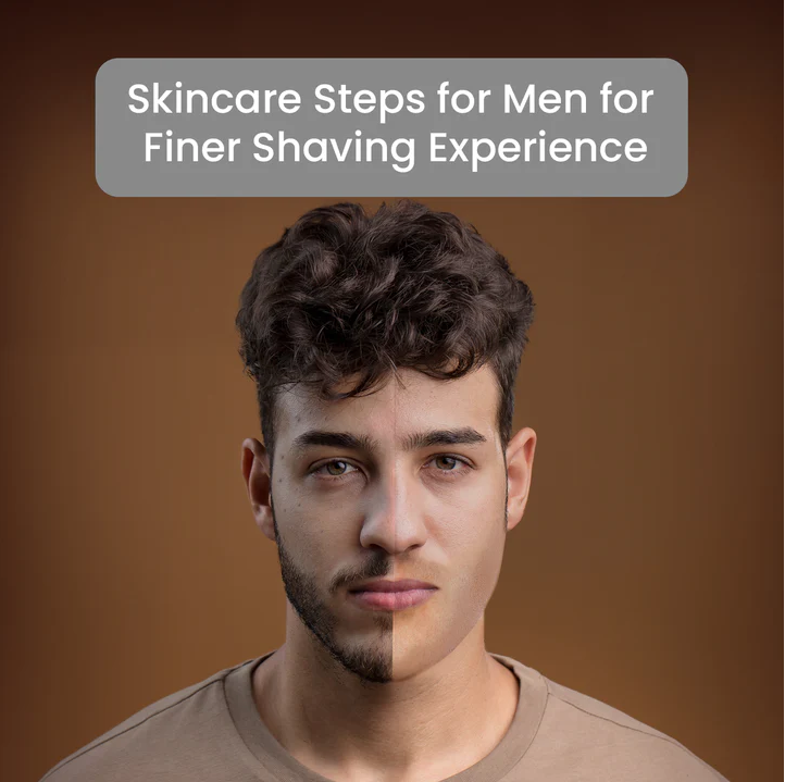 Skincare Steps for Men for Finer Shaving Experience Aromatic Garden Essence Medium