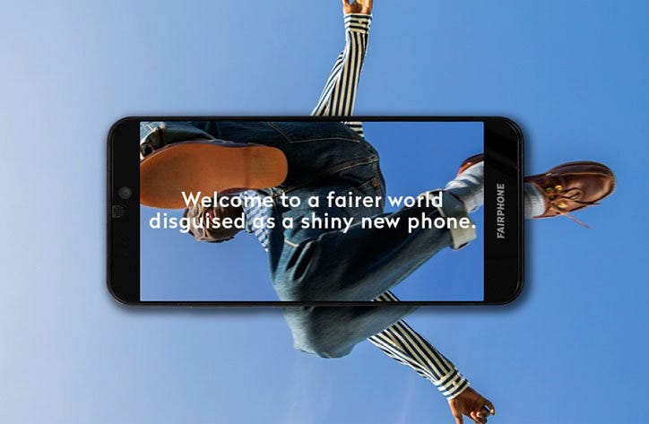 The Fairphone claims to ethically source cobalt from Congo.