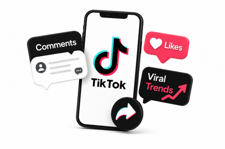 TikTok comments, likes, and viral trends: how brands use them