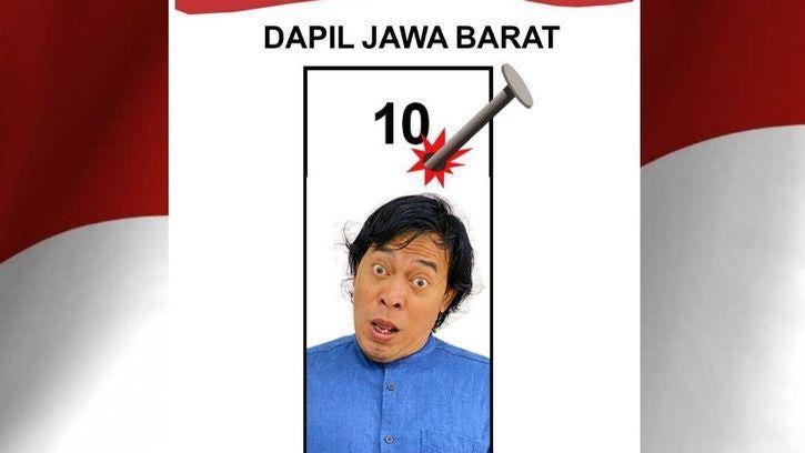 Perolehan Komeng: Tembus satu juta suara di pemilihan DPD Jawa Barat — Kenapa publik terpincut…