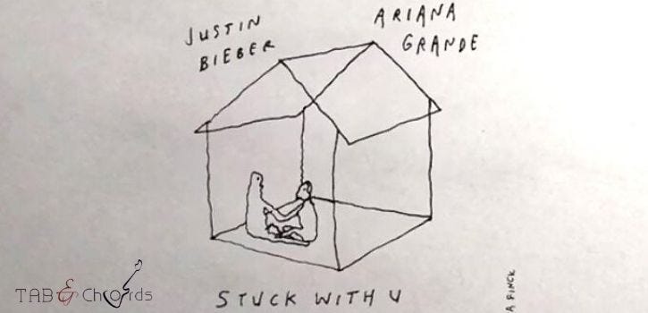 Lirik Stuck With You - Ariana Grande & Justin Bieber