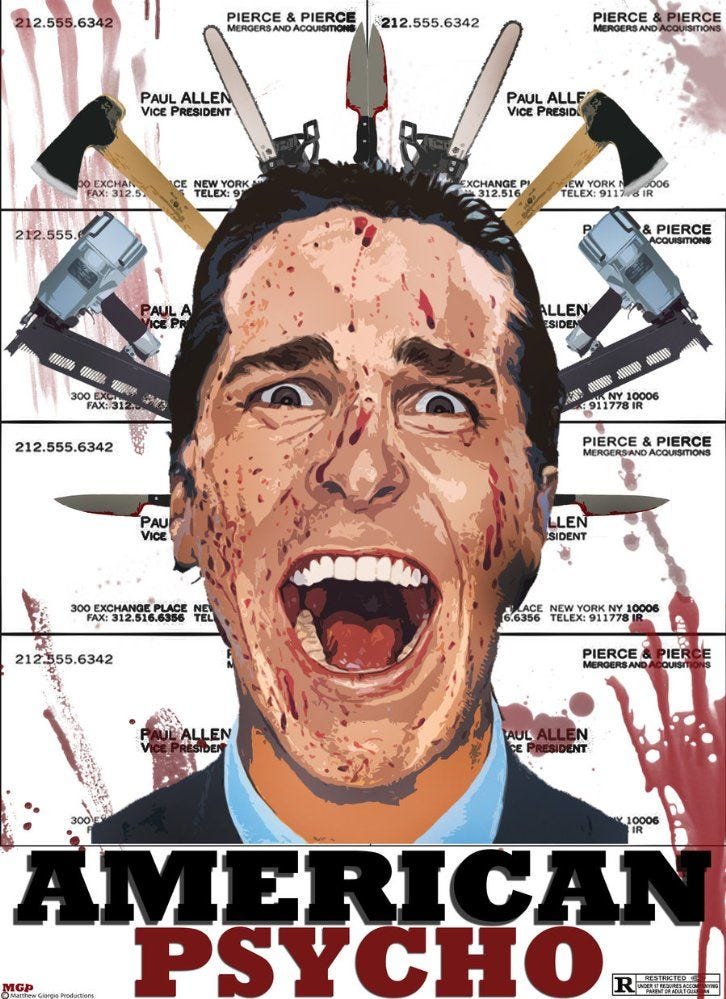 American Psycho': Christian Bale Followed Dangerous Wall-Street Guys to  Disturbing Places to Research the Movie