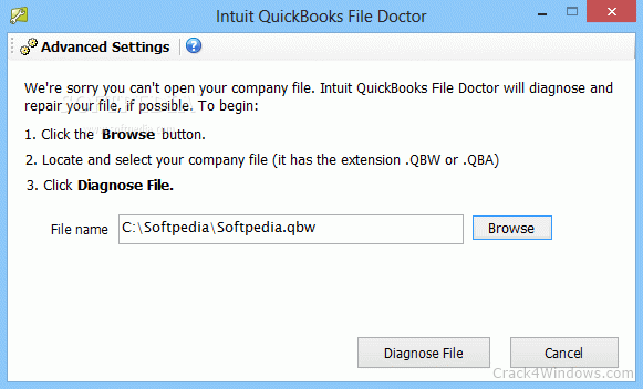 QuickBooks file doctor