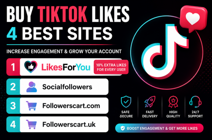 Buy TikTok Likes: Top 4 Sites That Increase Engagement