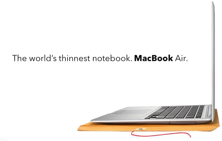 The History of Funny Ads | Apple MacBook Air | by Jake Zaratsian | Medium