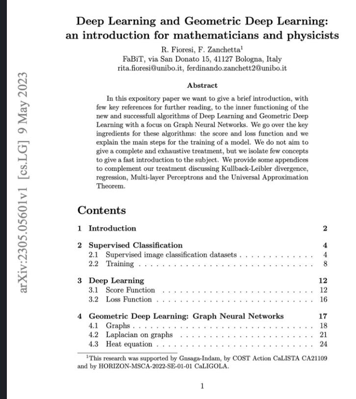 Deep Learning and Geometric Deep Learning: an introduction for ...