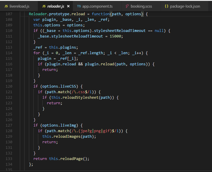 Debug stories: Change in CSS does not reload entire ionic/angular app ...