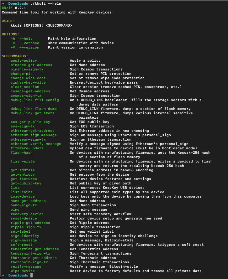 Using KKcli to debug your KeepKey | by Highlander | KeepKeyDevs | Medium