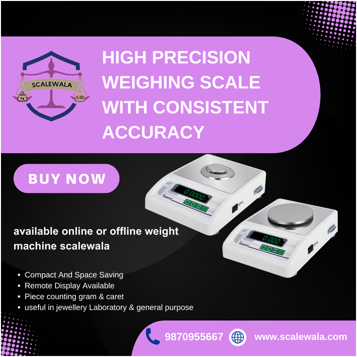 High precision weighing scale with consistent accuracy by Scalewala