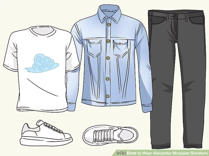 How to Wear Alexander Mcqueen Sneakers Creating a Casual Outfit | by  globalluxurys | Medium