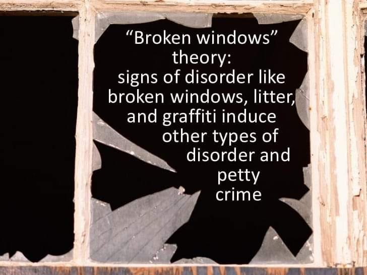 Broken Windows Theory. The broken window theory is a… by Sofiyka