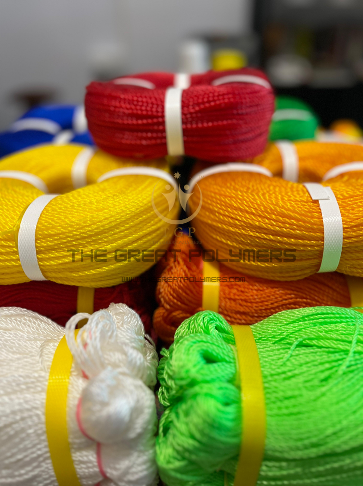 Pe/PP 3 MM HDPE Rope, Fishing Rope Manufacturing Company-THE GREAT POLYMERS/INDIA