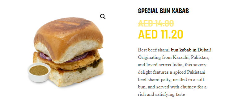 Special Bun Kabab