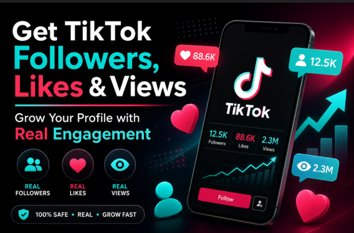 Get TikTok Followers, Likes & Views Grow Your Profile with Real Engagement