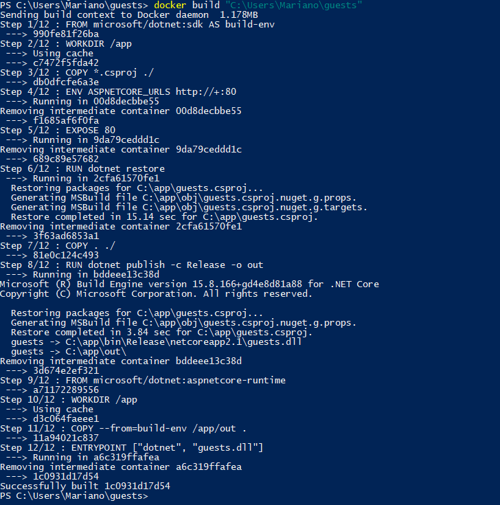 Docker & ASP.NET Core: a tailor-made relationship. | by Mariano Stinson ...