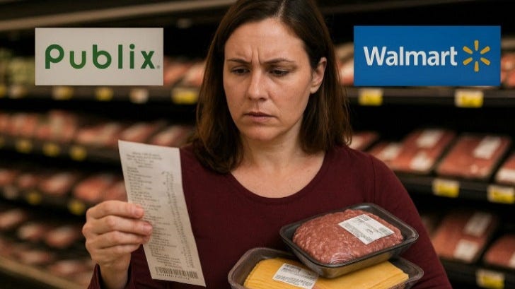 Receipts Don’t Lie: Florida Publix & Walmart Caught Fudging the Scales on Meat, Cheese & More