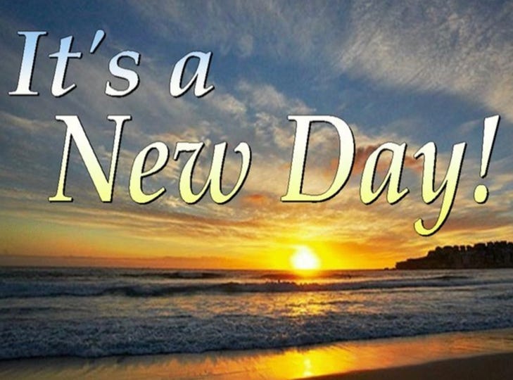 A new day. “A new day will dawn on us from above… by JASON CIANFLONE