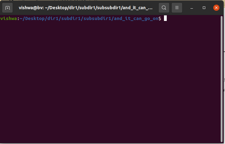 Reducing Folder Depth in Linux Terminal.