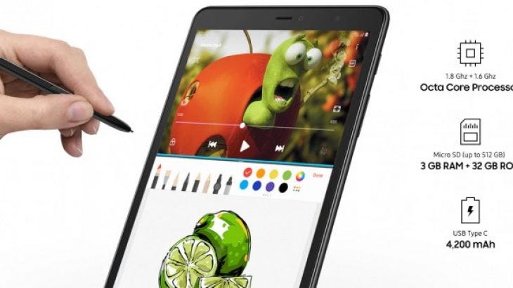 Samsung Unveils Galaxy Tab A 8-Inch Secrecy