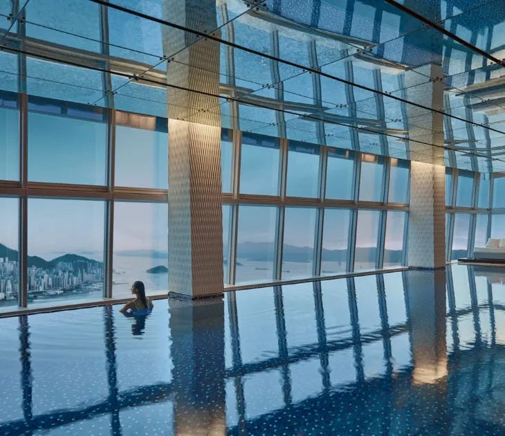 Hotel pools with bucket list skyline views in Asia