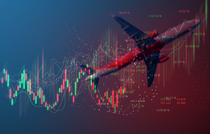 Jet fuel prices are falling so why is your plane ticket still so expensive,the answer is a stand…