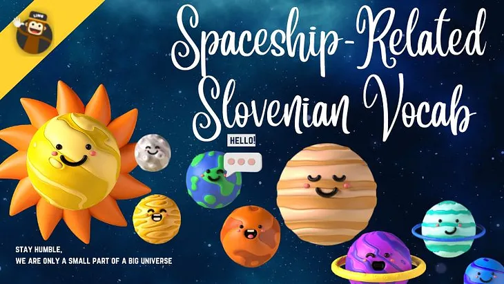 59+ Popular Spaceship-Related Slovenian Vocab