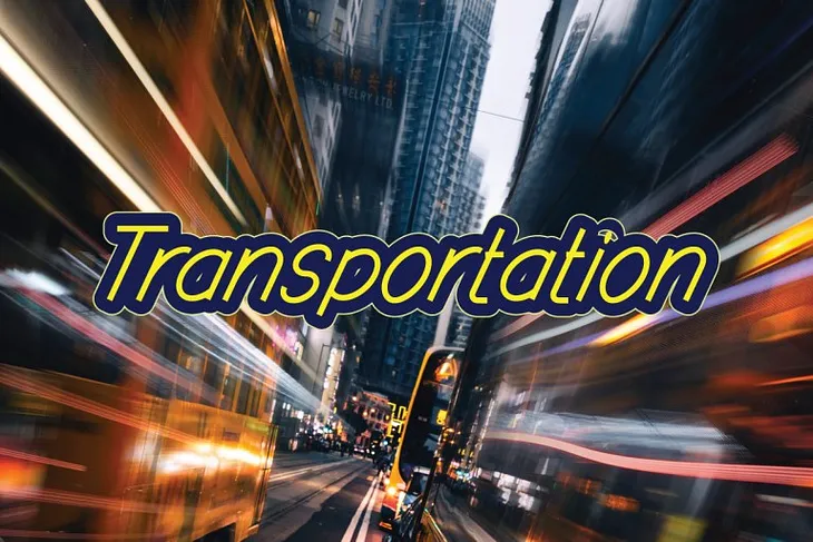 Transportation Font