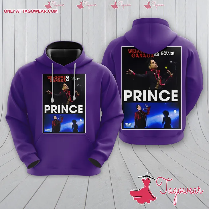 Celebrate Prince’s Legacy with the “Welcome 2 Canada” Purple Hoodie