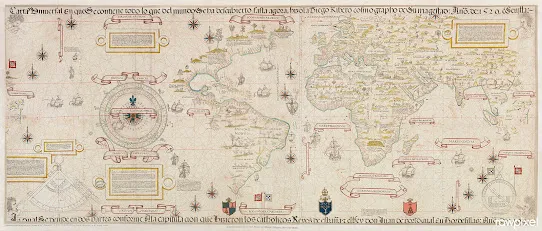 Diogo Ribeiro’s 1529 Vatican Planisphere.