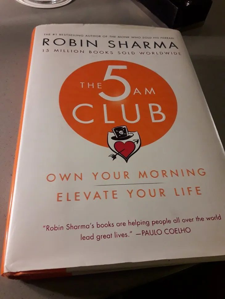 The 5 AM Club, why you should read it