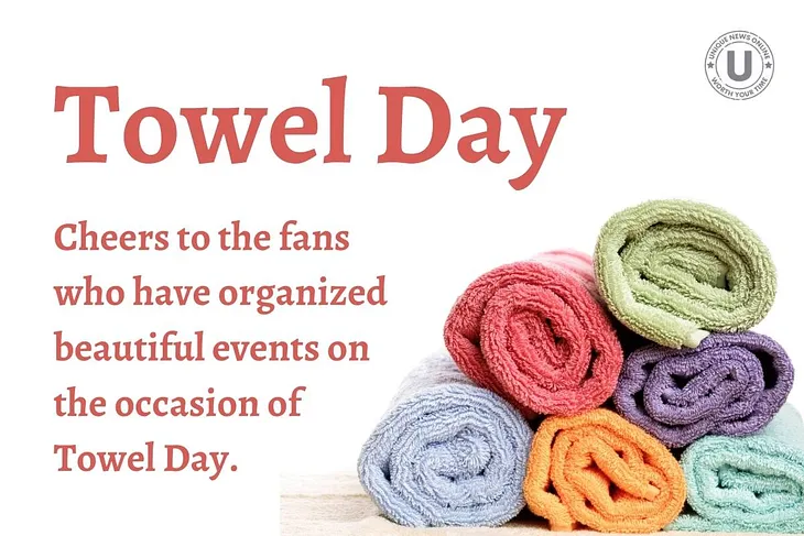 Happy Towel Day! — One Honest Indie