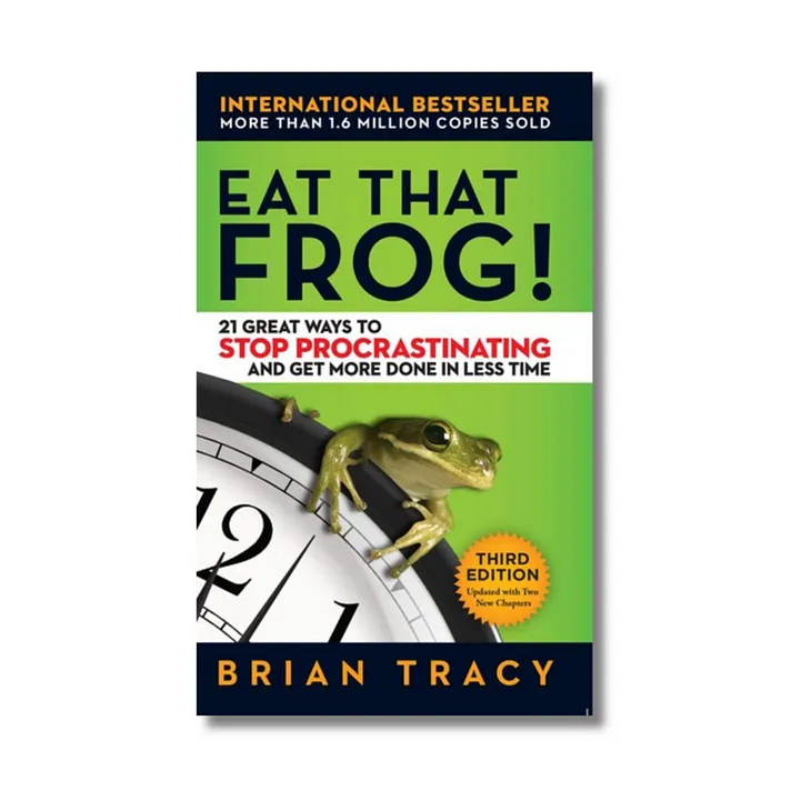 Book Review-EAT THAT FROG-Stop Procrastinating & get more done in less time