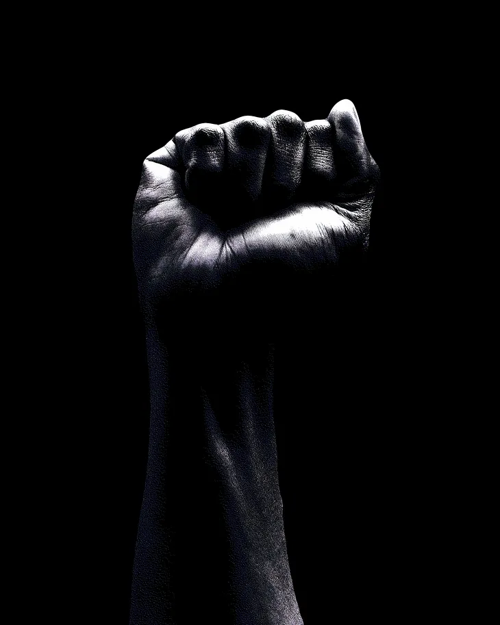 PICTURE OF A CLENCHED FIST