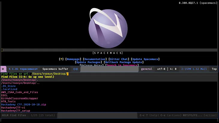 How to Install Spacemacs in MacOS Catalina