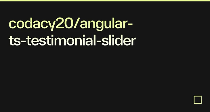 Testimonial Slider Angular: Enhance User Experience Effortlessly