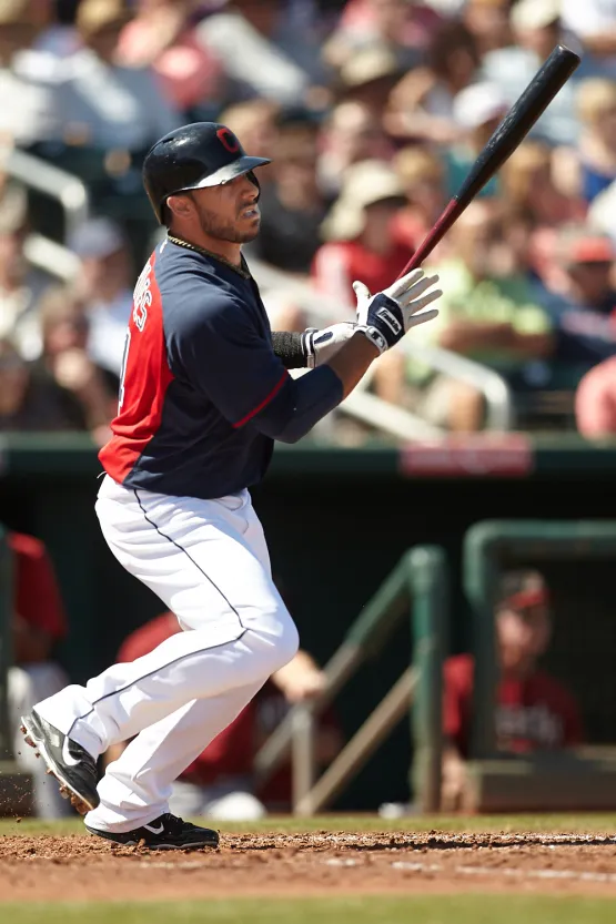 Mike Aviles went 3-3 today and drove in 1 run.