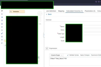 HANA Calculation View — Division by Zero Error