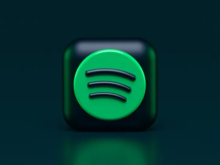 spotify logo shown in an animated box