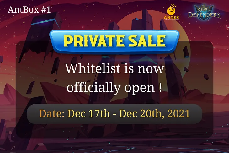 AntBox #1: Rise of Defenders Private-sale