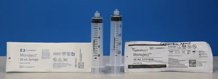 FDA: Do Not Use Cardinal Health Monoject Syringes with Syringe Pumps and PCA Pumps