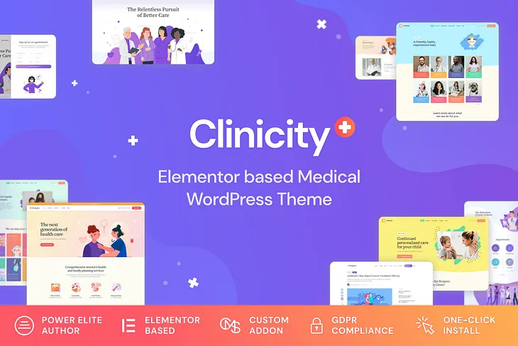 Clinicity — Health & Medical Elementor Theme
