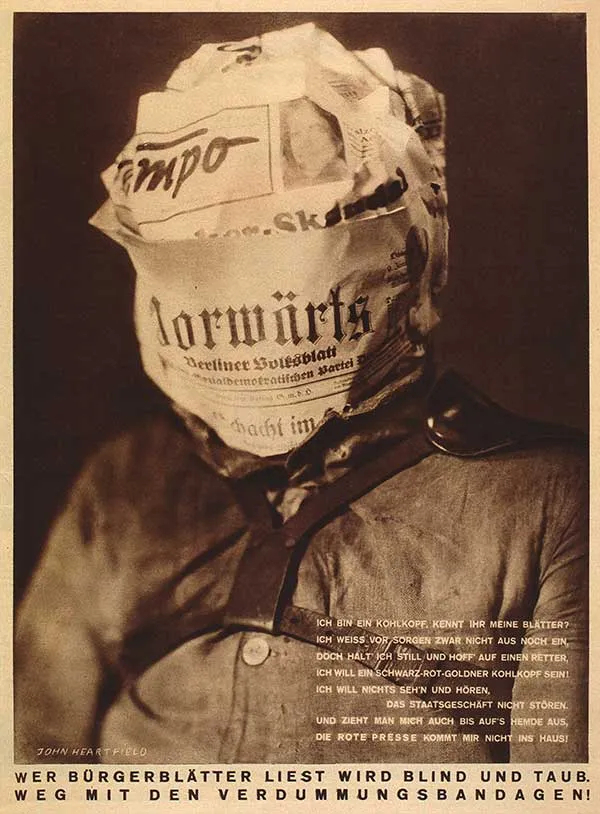 John Heartfield’s A.I.Z. Covers 1930s