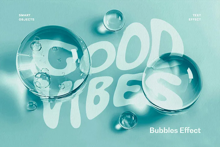 Bubbles Text & Logo Effect