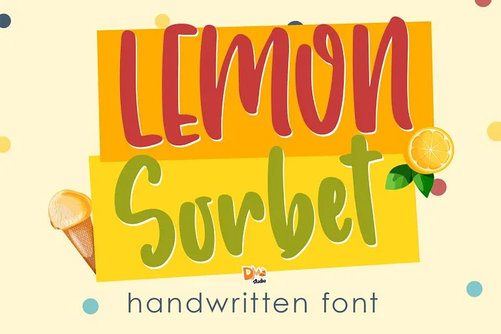 Lemon Sorbet Font