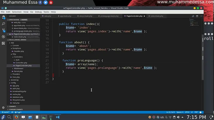 Controllers In Laravel